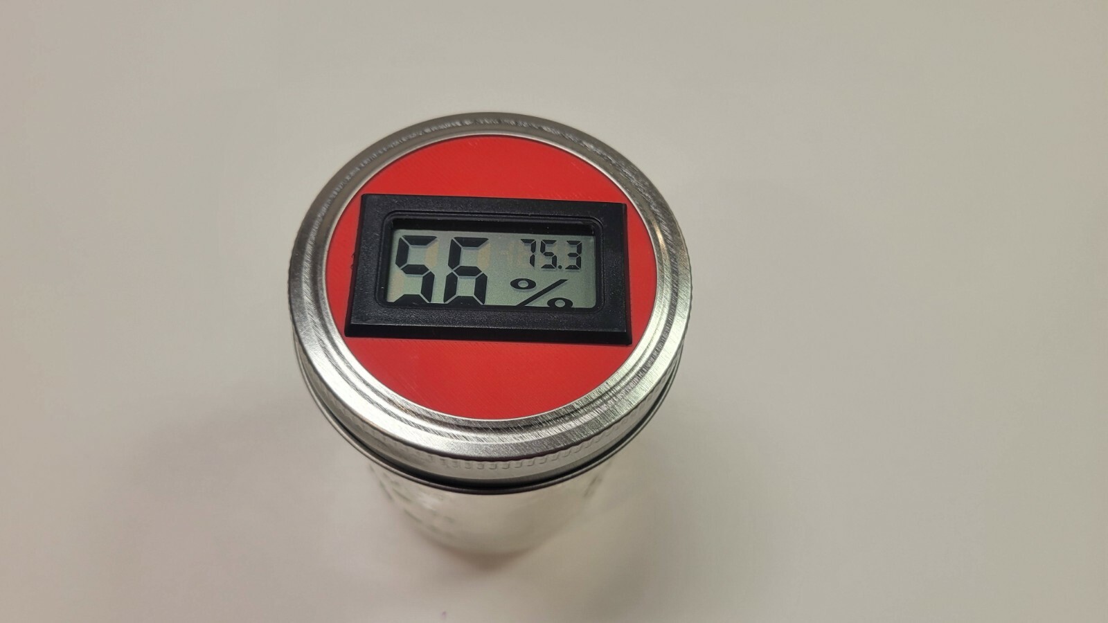 Single Hygrometer and Lid for Wide and Regular Mouth Mason Jars. eBay
