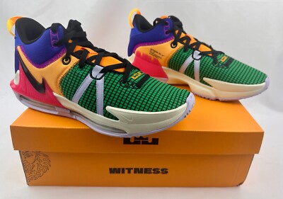 Nike LeBron Witness 7 DM1123-501 Multicolor Basketball Shoes  display picture 1