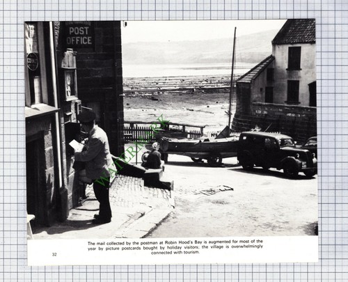 9234) Robin Hood's Bay North Yorkshire - 80er Jahre Schnitt / Druck
