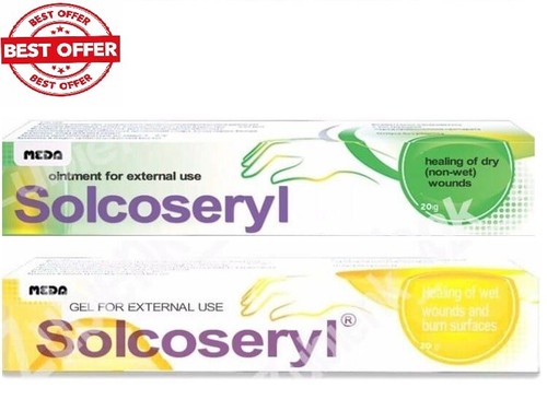 Solcoseryl OintmentGel-20g Regeneration Healing of Dry Wet Wounds Switzerland