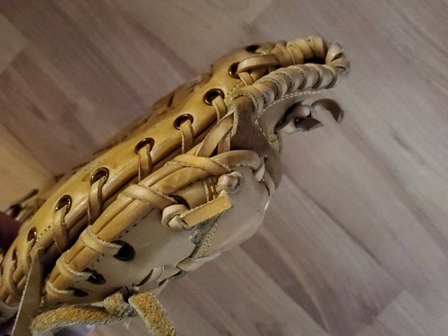 Vintage First baseman 1970s Gene Tenace Rawlings PF50 Baseball Glove FREE SHIP! - Picture 11 of 11