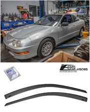 Eos Visors For 94-01 Acura Integra 3dr Dc2 Jdm Tape-on Side Window Rain Guards