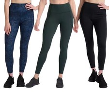 Womens Gym Leggings Yoga Fitness Pants Active 4 Way stretch LOLE S or M