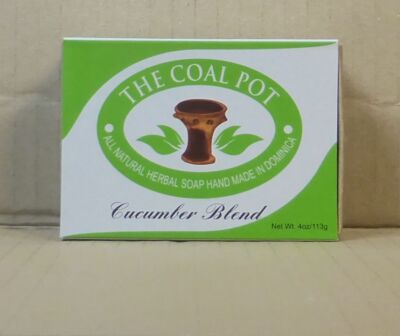 113gr. Cucumber Blend Herbal Soap/Seife, VEGAN, all natural, The Coal Pot