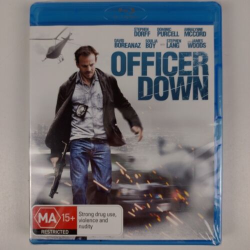 Officer Down Blu-ray Region B Action BRAND NEW - Photo 1 sur 2
