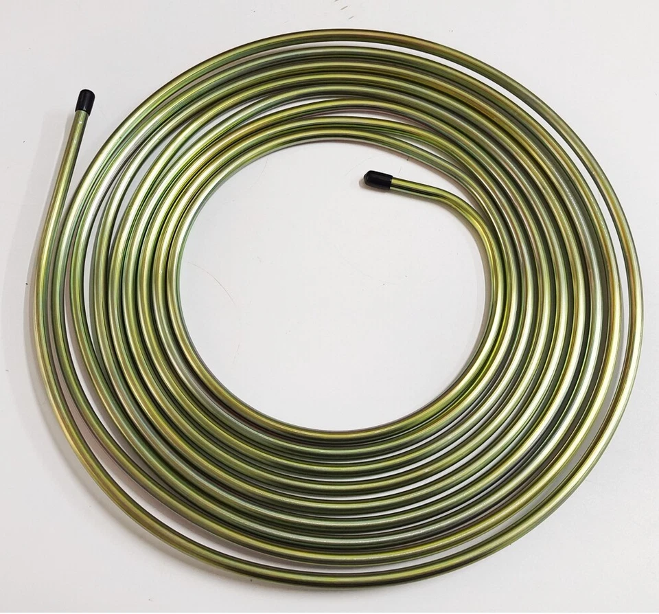 Tubo de línea de freno de automóvil de 5/16" para sistema de transmisión de frenado hidráulico bobina de 25 pies Foto 3 de 4