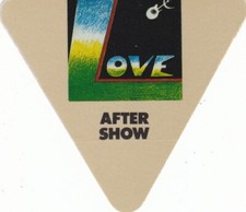 U2 LOVETOWN TOUR 1989 AFTER SHOW PASS ( ORIGINAL SELF -ADHESIVE OTTO PASS )