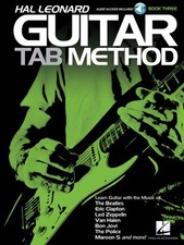 Hal Leonard Guitar Tab Method Book 3 Guitar Tab Method Book and Audio 000126952