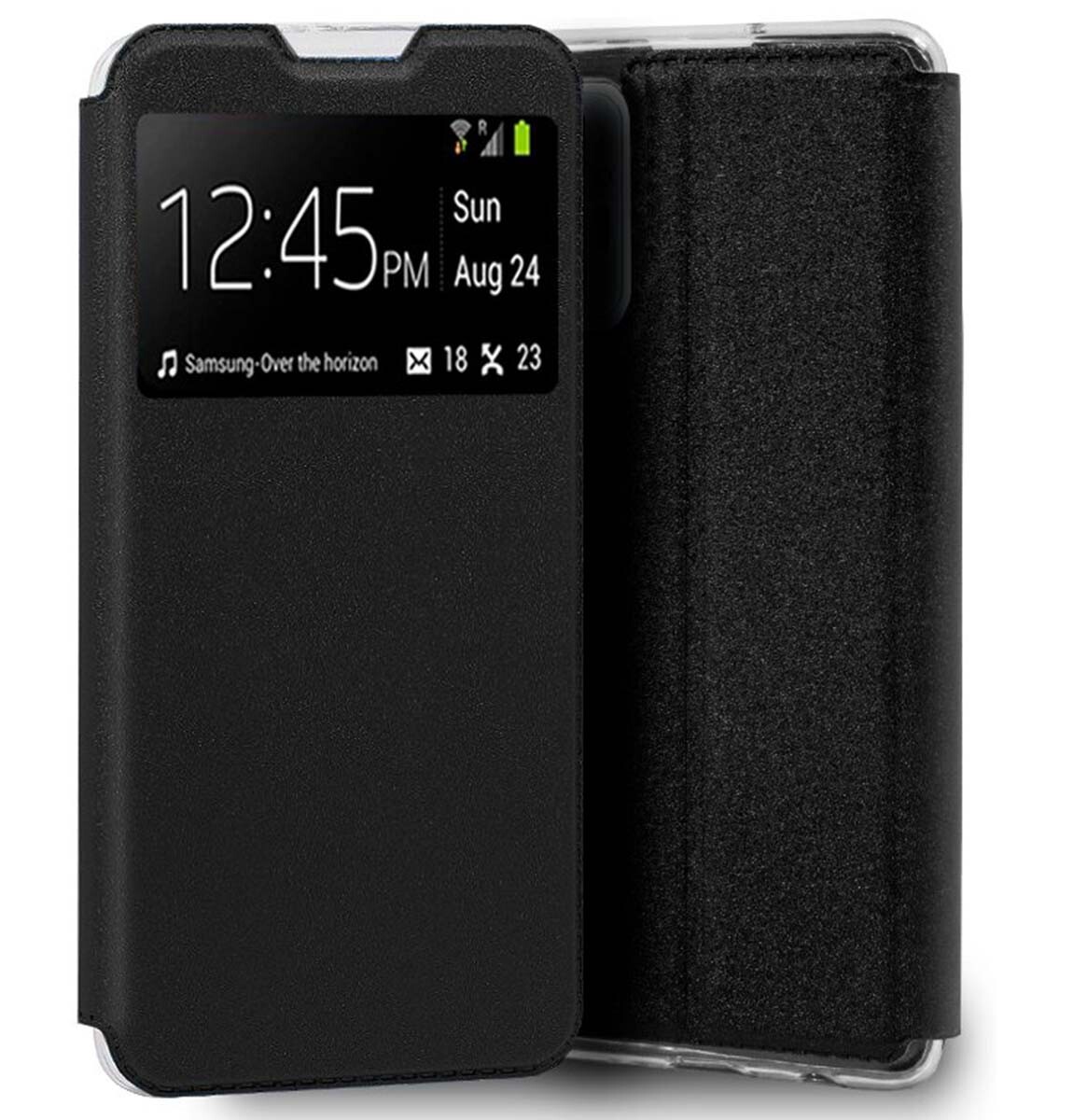 Funda Libro Soporte con Ventana para Vivo Y35 / Y22s color Negra