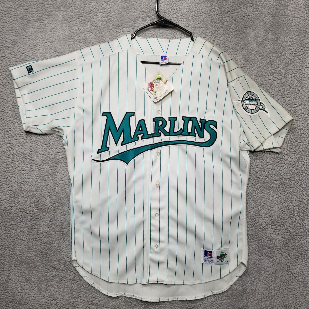 VTG Florida Marlins 90s Authentic Jersey Size 48 Diamond VTG Florida Marlins 90s Authentic Jersey Size 48 Diamond