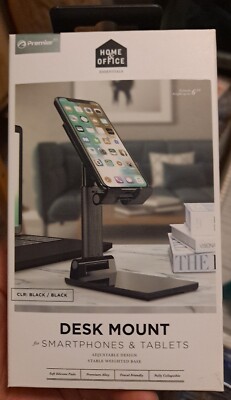Premier Llc Home & office Essentials Black Desk Mount For Smartphone Or Tablet