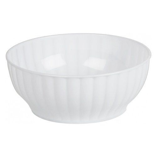 Insalatiera Mobil Plastic 50 22 BIM SSS HO.RE.CA. Costolata Bianco