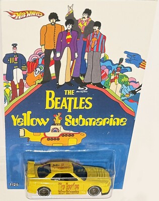 Nissan Skyline R34 CUSTOM Hot Wheels The Beatles Yellow Submarine