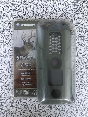 Bresser 5MP Day Night 24H Game Trail Camera, Green #GC