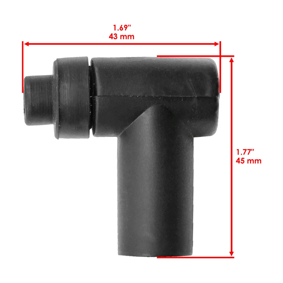 Tapa de bujía para bobina de encendido Honda CR60 CR80R CR85R CR125R CR250R 1981-2007 Foto 2 de 4