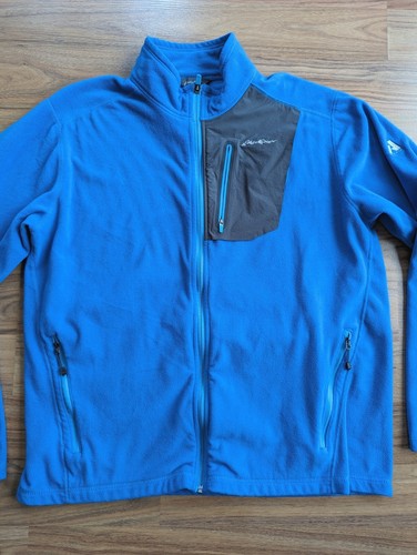 Eddie Bauer Full Zip Herren Fleecejacke Kobaltblau XL FirstAscent A9 - Bild 2 von 11