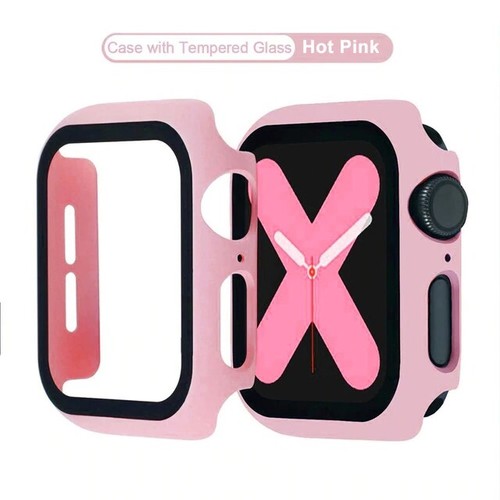 Apple Watch Series 8th 7th/6/SE/5/4/3/2 360* Full Cover Tempered Glass Case Cove - Picture 17 of 17