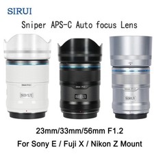 SIRUI 23 mm 33 mm 56 mm F1.2 Sniper APS-C obiettivo messa a fuoco automatica per Sony E Fuji XF Nikon Z
