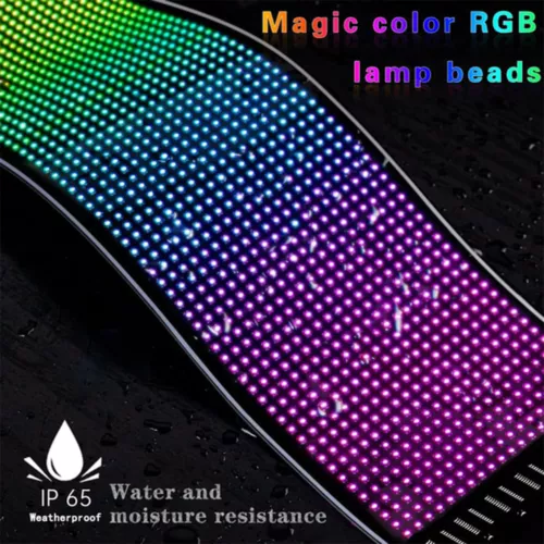 Lampada USB Dinamica Occhi Colorati Soft Screen LED Occhio per Auto Finestra Auto LED - Foto 13 di 20