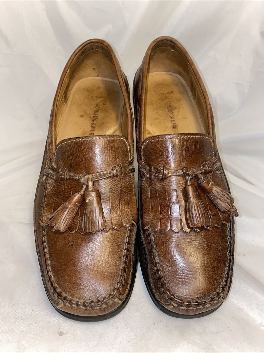 JOHNSTON & MURPHY Sz 10.5 Brown Loafers B6 B22 Men main image 4