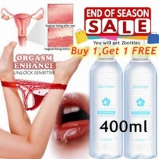 Sex Lube Personal Premium Water Based Lubricant Long Lasting Natural Feel 400ml