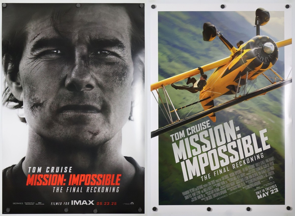 Mission Impossible Final Reckoning Original Ds Movie Poster 27X40 ...
