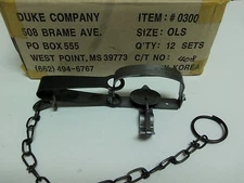 1 New Duke # 0 Long Spring Trap Gopher Weasel Nuisance Control Trapping 0300