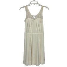EXPRESS Women’s Party/Formal Dress Sz 0 Beautiful Cream Color Lined Sleeveless