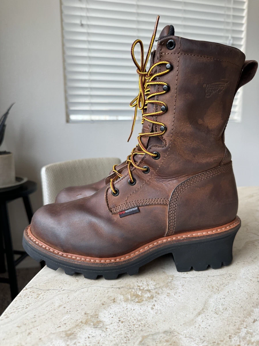 Red wing loggermax 9 inch new arrivals