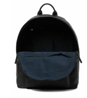 Cole Haan Leather Backpack CHDM11031 Black Pebble Zip Top Cole Haan Leather Backpack, CHDM11031, Black, MSRP $398-New  main image 3