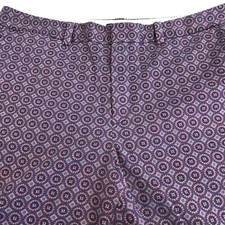 Lands End Chino Pants Tall Women s 14 Flat Front Straight Leg Night Sky Print