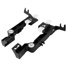Pair Headlight Lamp Mounting Brackets Driver Passenger For 09-20 Dodge Ram 1500