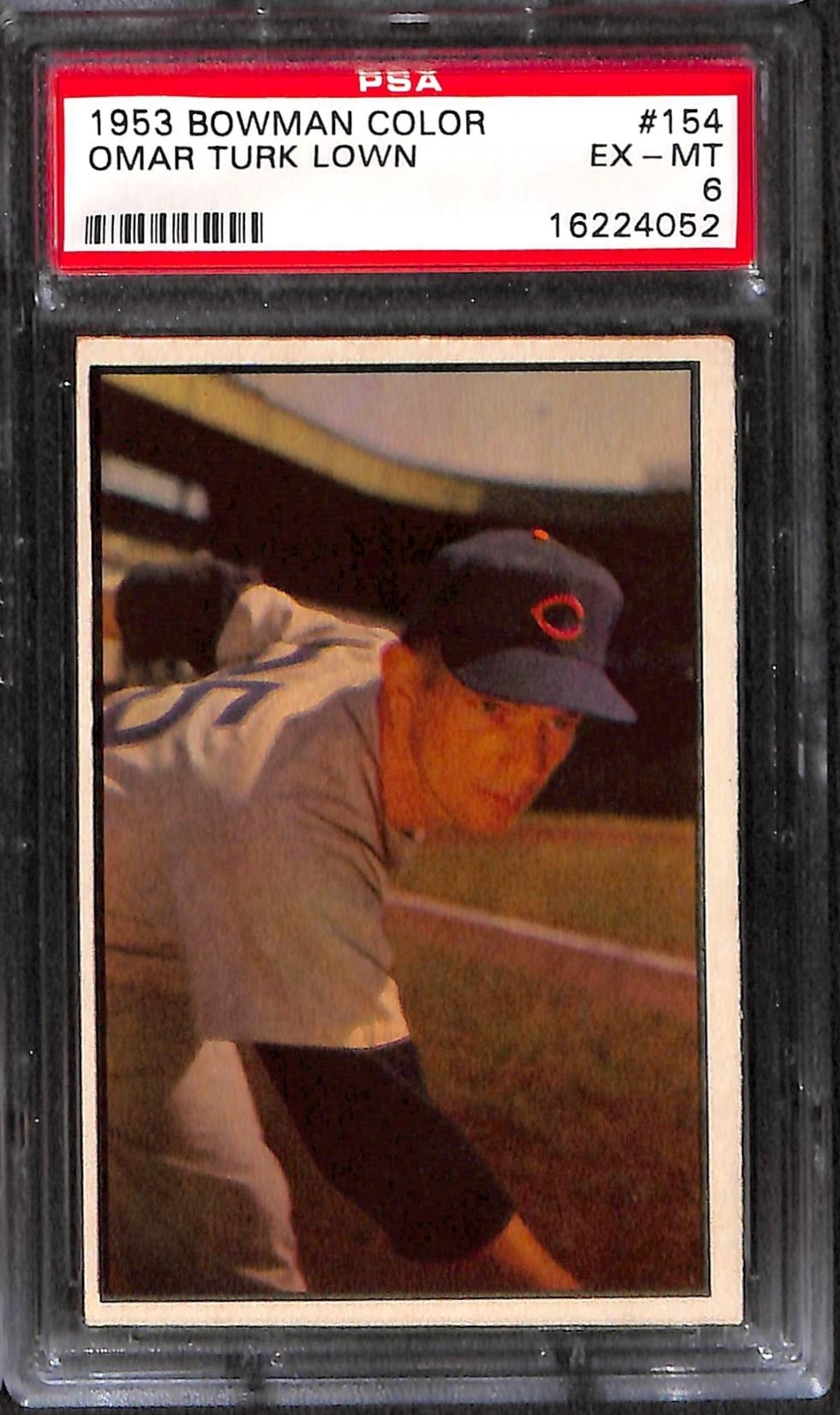 1953 Bowman Color #154 Omar (Turk) Lown PSA 6 EX-MT 16224052