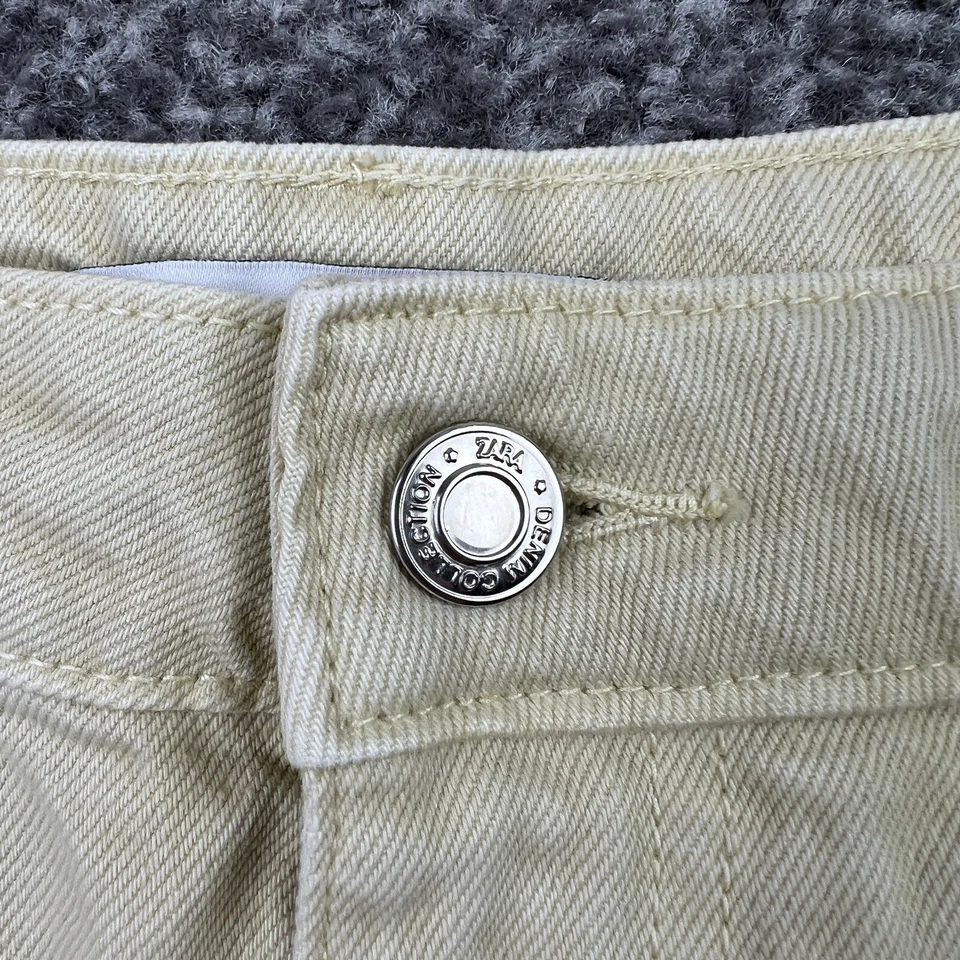 Pantalones Cortos Vaqueros Zara Mujer 6 Amarillo Jean Corte Diseñador 3 En Botín Cintura Alta Foto 4 de 4
