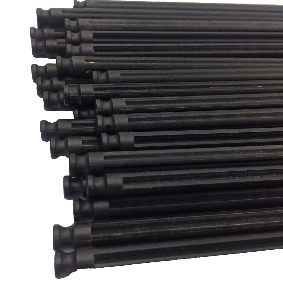 100 NUEVAS varillas rígidas negras Knex 7-1/2" de largo - estándar 7,5" K'nex piezas de repuesto Foto 2 de 3