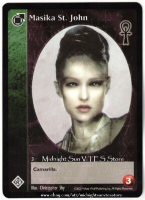 Masika St. John Tremere Camarilla Edition V:TES VTES Vampire CCG
