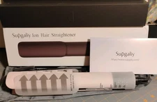 Supgaliy Ion Hair Straightener 2 In 1 Model EF088 Pink Open Box 