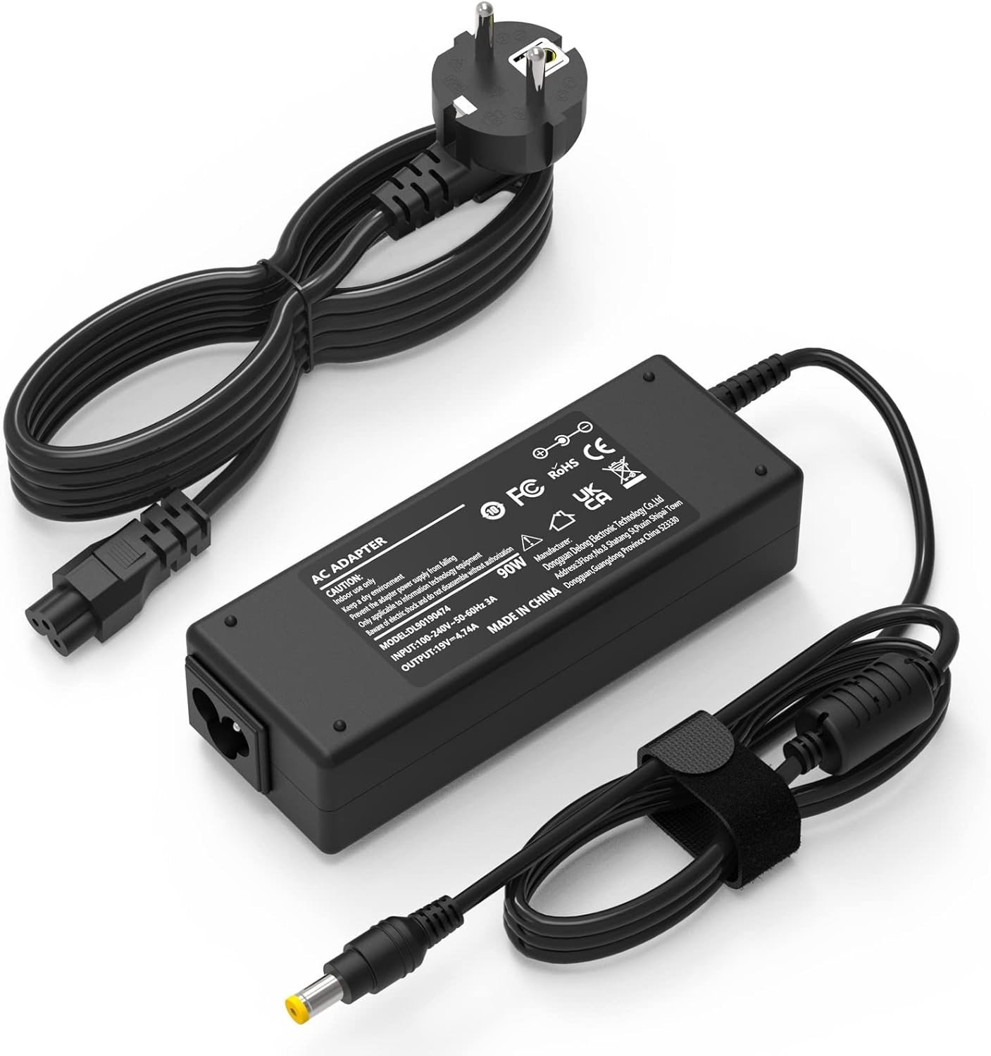 Chargeur ordinateur Acer 90W pour télétravail efficace et session studio