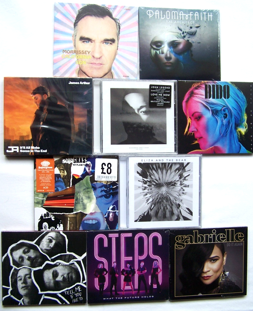 JOB LOT / BUNDLE  OF 10 NEW  SEALED CDs - 10 Albums for £10 ( Plus P+P )