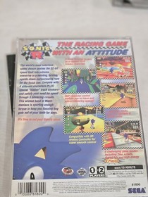 SEGA Sonic R (Sonic the Hedgehog) Sega Saturn Racing Multiplayer 1997 NTSC