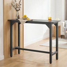 Industrial Bar Table Breakfast Kitchen Dining Room Furniture Console Modern Tall