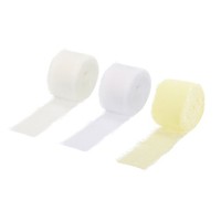 3 Rollen Chiffonband Schleifenband, 2 Zoll 7 Yards Seidenband Stoffband #15