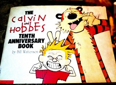 Calvin and Hobbes Tenth Anniversary Book Bill Watterson First Printing