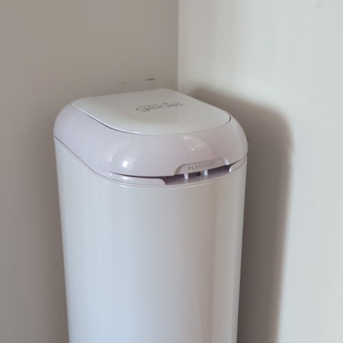 Diaper Genie Platinum White Diaper Pail Diaper Disposal System