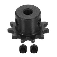 #25 Chain Roller Sprocket 5mm Bore 25.5mm OD 11 Tooth with Set Screws