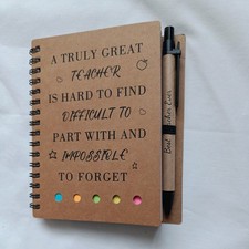THANK YOU GIFT FOR TEACHER, A Truly Great Teacher  Charm book pencil 