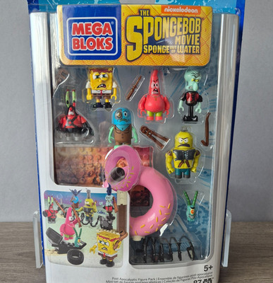 Mega Bloks Spongebob Schwammkopf Figurenpaket Post Apocalyptic 87 Teile NEU