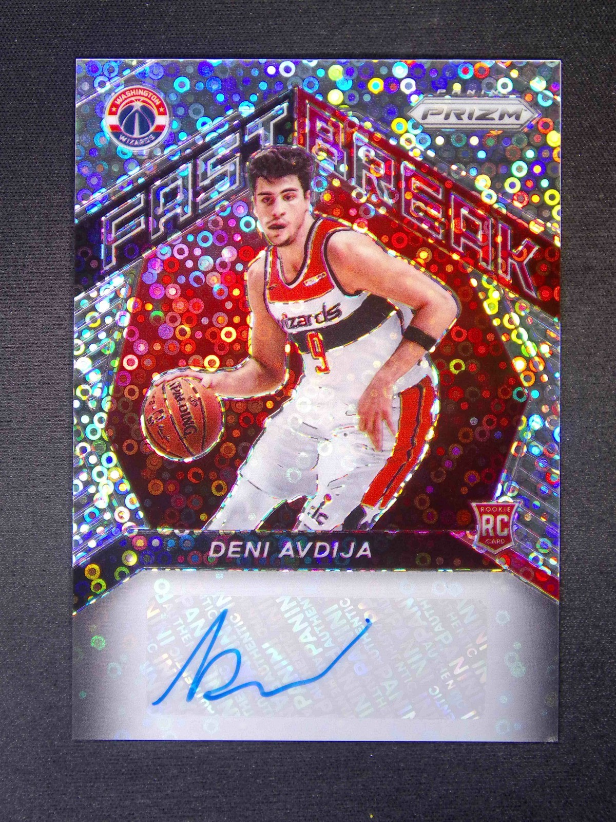 2020-21 Panini Prizm Deni Avdija RC Rookie Fast Break Auto