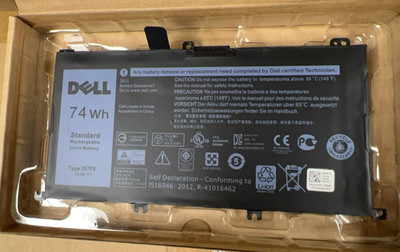 Genuine OEM 357F9 0GFJ6 Battery 74Wh For Dell Inspiron 5576 7566 7577 7557 7559
