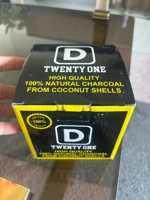 Shisha Kohle 100% Natural Charcoal From Coconut Shells Twenty One 1 Paket 1kg